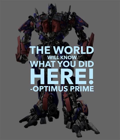 movie character quote • optimus prime // transformers | Movie character quotes, Character quotes ...