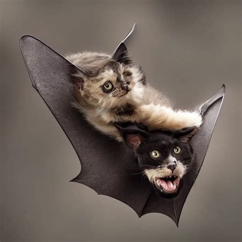 bat cat hybrid animal, national geographic photo, 8 k, | Stable ...