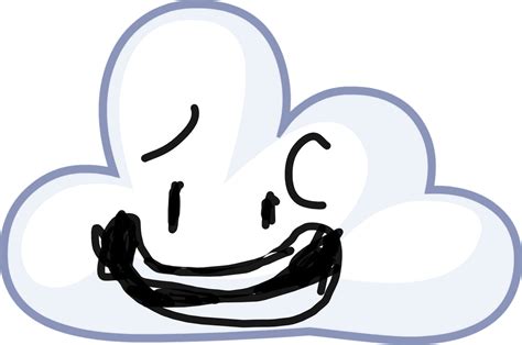 I tried to draw cloudy face from BFB by EbrahimAndSonic on DeviantArt