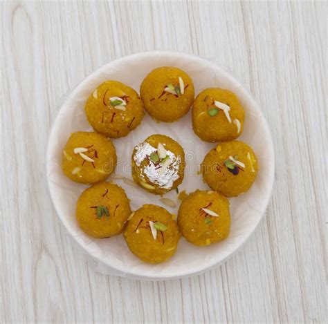 Motichoor Laddu stock photo. Image of handmade, besan - 103548766