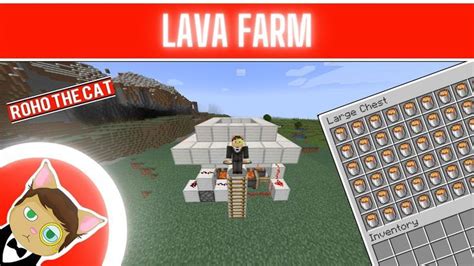 Minecraft - Lava Bucket Farm - AFK!!