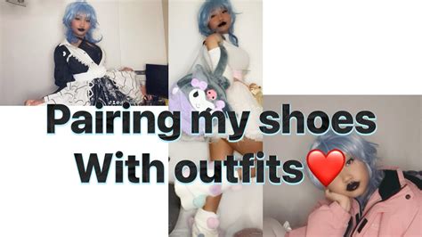 Styling my shoes with outfits ️ - YouTube