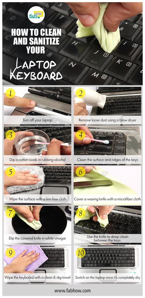 Safely clean your laptop keyboard | Laptop keyboard, Clean laptop ...