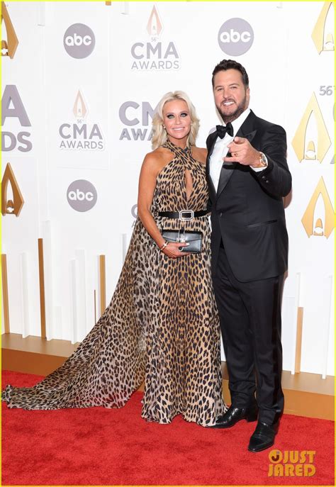 CMA Awards Host Luke Bryan Gets Wife Caroline's Support on the Red Carpet! (Photos): Photo ...