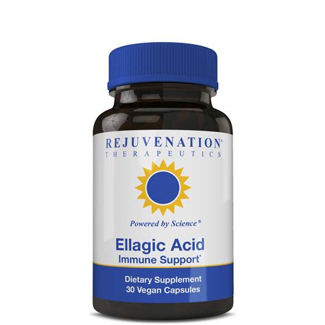 Ellagic Acid 250mg, 30 Vegan Capsules - Rejuvenation Therapeutics Corp.