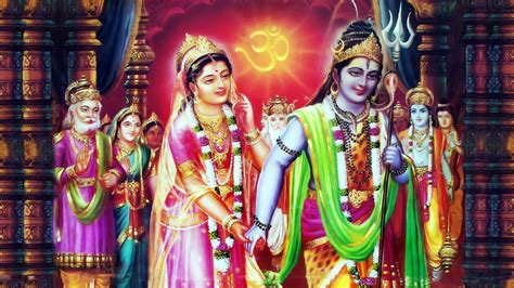 Images Of Shiv Parvati Marriage - Lord Shiva Parvati Marriage - 1920x1080 Wallpaper - teahub.io