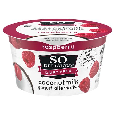 So Delicious Dairy Free Coconutmilk Yogurt - Raspberry - Shop Yogurt at ...