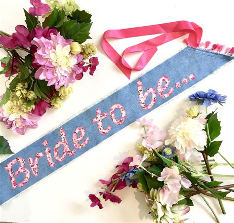 Bride to Be Sash. Luxury Handmade Hen Party Sash. Shabby Chic | Etsy ...