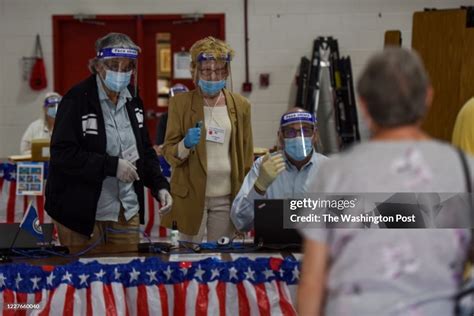 Poll workers welcome voters as Virginia voters take to the polls to ...