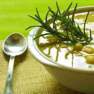 Coriander Chickpea Soup - Ρεβυθόσουπα με Κορίανδρο