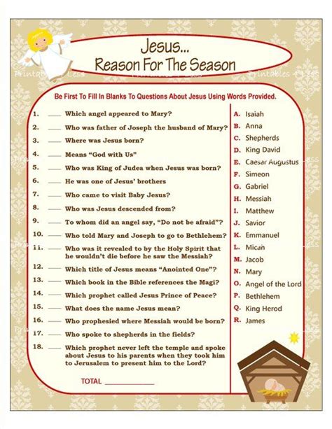 This item is unavailable - Etsy | Printable christmas games, Christian christmas, Christian ...