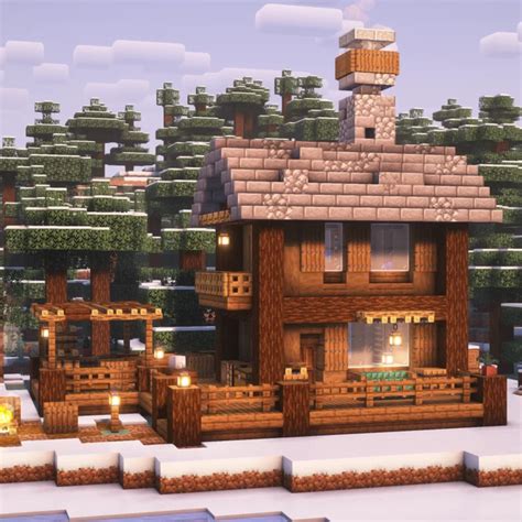 Snowy Taiga House Minecraft Map