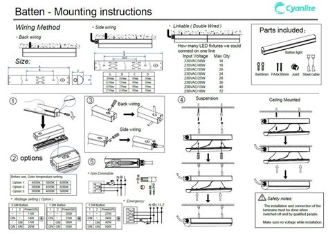 Wiring Diagram For Light Batten - Wiring Flow Line