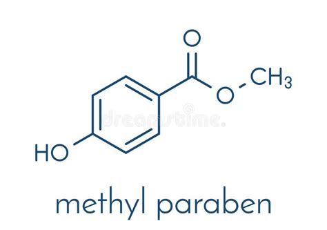 Methylparaben Molecule, Molecular Structure, Anti-fungal Agent, Ball ...