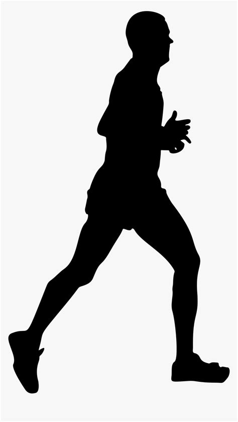 Transparent Running Away Clipart - People Running Silhouette Png, Png Download , Transparent Png ...