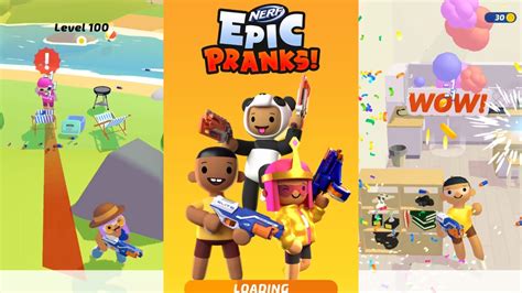 NERF Epic Pranks Gameplay || iOS/Android - YouTube