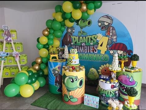 Pin de Meg Bonna en Aniversário thiago | Plantas vs zombies cumpleaños ...