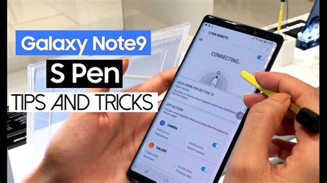 Samsung Galaxy Note 9 S-Pen tips and tricks! hidden features - YouTube