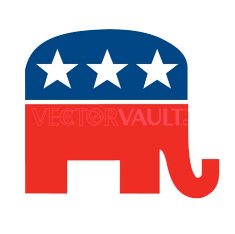 Buy vector republican party logo graphic royalty-free vectors