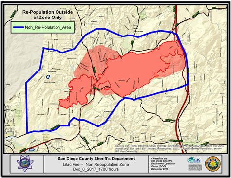 Cal Fire San Diego Map – Map VectorCampus Map