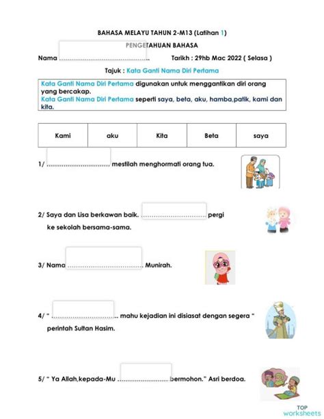 Kata perintah tahun 2 | 🔥Modul (Nota) Soalan Tatabahasa Bahasa Melayu ...