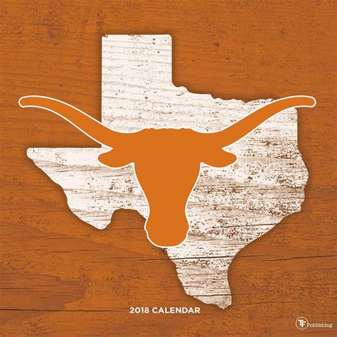 2018 University of Texas Wall Calendar: University of Texas: 9781683752899: Amazon.com: Books