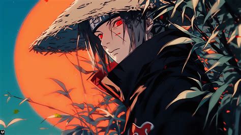 Straw Hat Itachi Akatsuki Naruto Live Wallpaper - Getlivewall.com