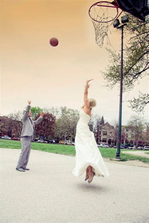 Basketball on your wedding day... she's definitely the one! sports save the dates, baseball save ...