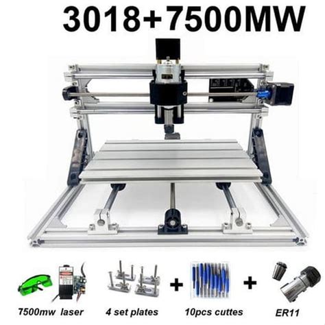 Jual Mesin Grafir CNC Milling Router dan Laser 7500mW grafir Stainless ...