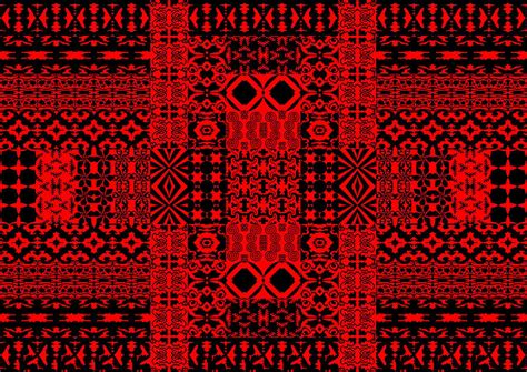 Geometric Abstract in red Digital Art by John England | Fine Art America