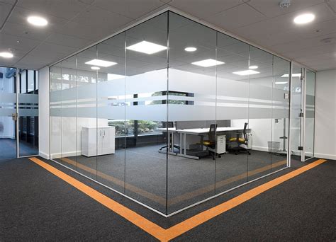 Glass Cubicle Partitions for Arrow Property Services - Office Partitions