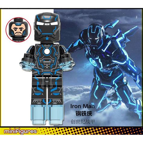 Ironman Iron Man Tony Stark Minifigure Lego Compatible Toys x1130 | Shopee Malaysia