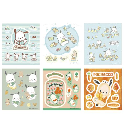 Pochacco Sticker Book [24 Sheets]