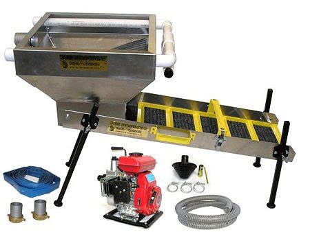 Gold mining equipment