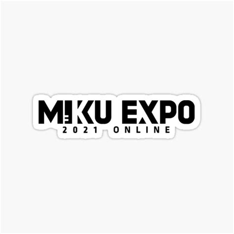 "miku expo" Sticker for Sale by JeromeLittleny | Redbubble