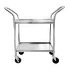 Lakeside Stainless Steel Utility Table with Two Drawers