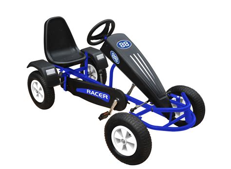 Duplay Velocity Kids MEGA LARGE Ride On Pedal Go Kart - Blue | eBay