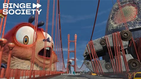 Monsters VS Aliens | Titans Fight over Golden Gate | Cartoon for kids - YouTube