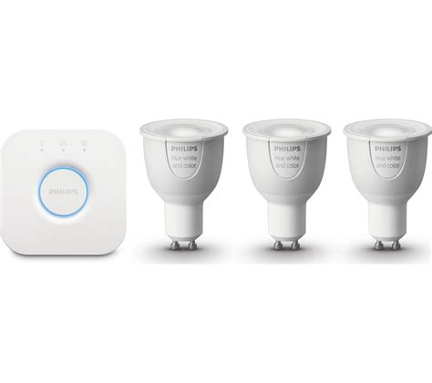 Buy PHILIPS Hue Wireless Bulbs Starter Kit - GU10 | Free Delivery | Currys