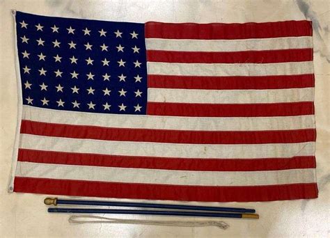 48 Star US Flag - Matthew Bullock Auctioneers