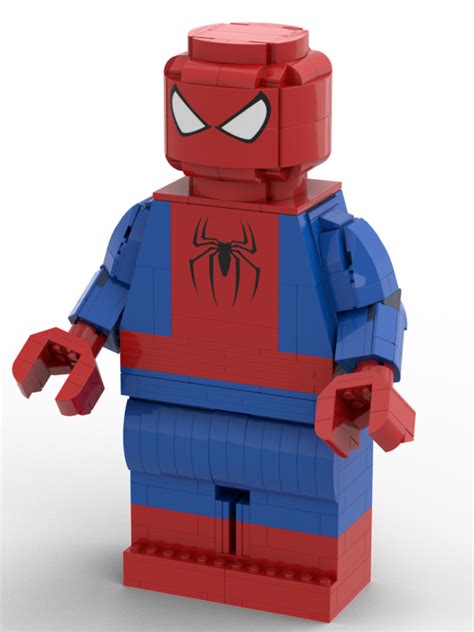 LEGO MOC Maxifig Spiderman by StreethawkLegoMocs | Rebrickable - Build ...