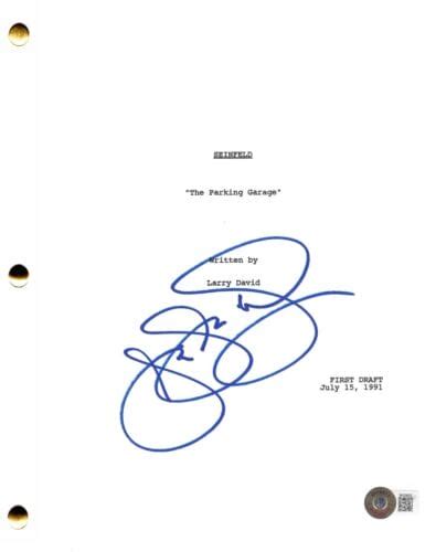 Julia Louis Dreyfus Signed Seinfeld "Parking Garage" Script Autograph ...