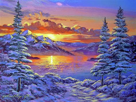 Snowy Landscape Paintings