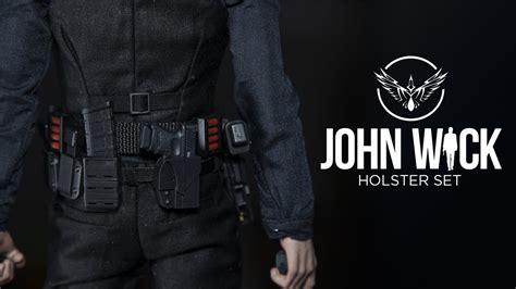 Cro Customs John Wick holster set for hot toys - YouTube