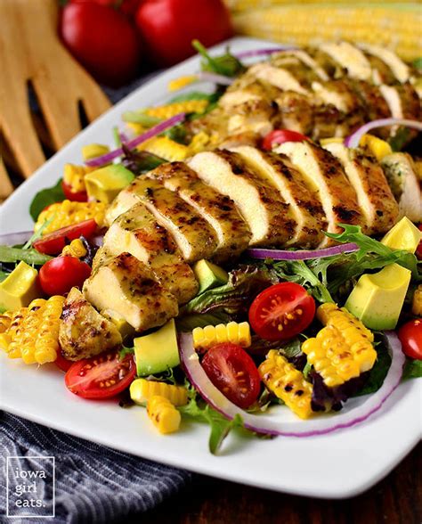 Grilled Chicken Salad - Healthy, Sizzling, Mouthwatering