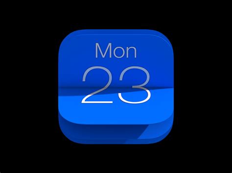 Calendar iOS App Icon | Ios app icon, Calendar logo, Ios app icon design