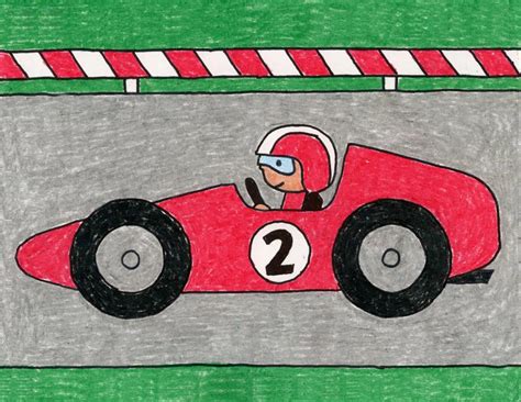 How To Draw A Race Car Easy Step By Step