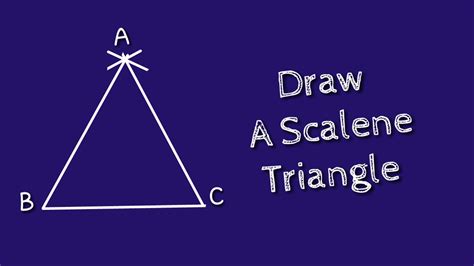 How to construct Scalene triangle using compass.Construction of Scalene ...