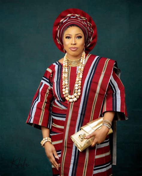 Yoruba Traditional 40th Birthday Attire For Red