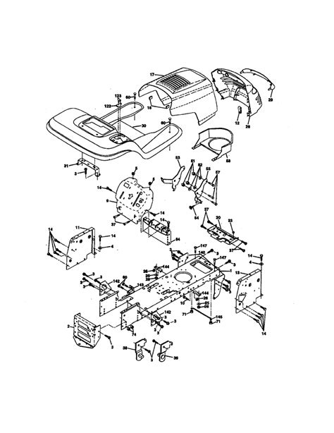 Craftsman T110 Lawn Mower Parts